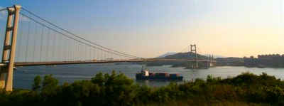 Tsing Ma bridge Hong Kong